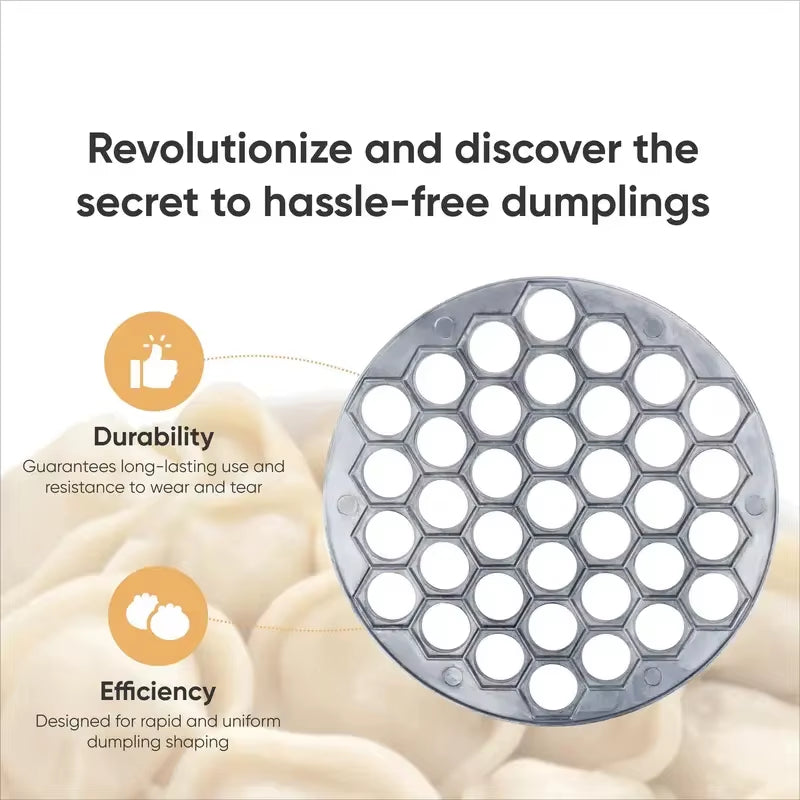 Effortless 37-Hole Aluminum Ravioli Maker - Perfect for Handmade Dumplings and Pastries!