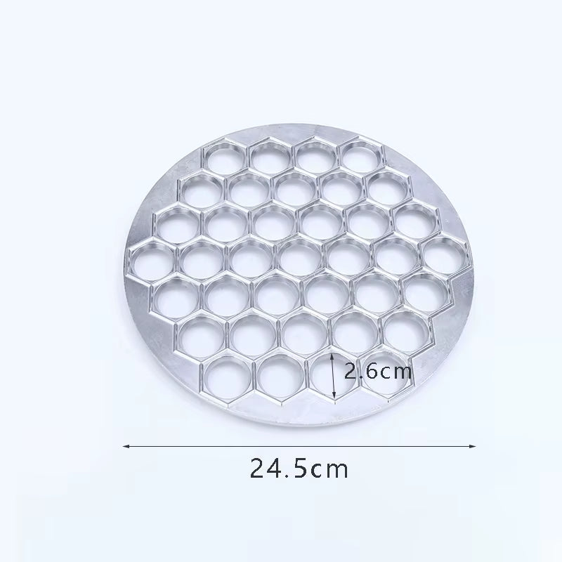 Effortless 37-Hole Aluminum Ravioli Maker - Perfect for Handmade Dumplings and Pastries!