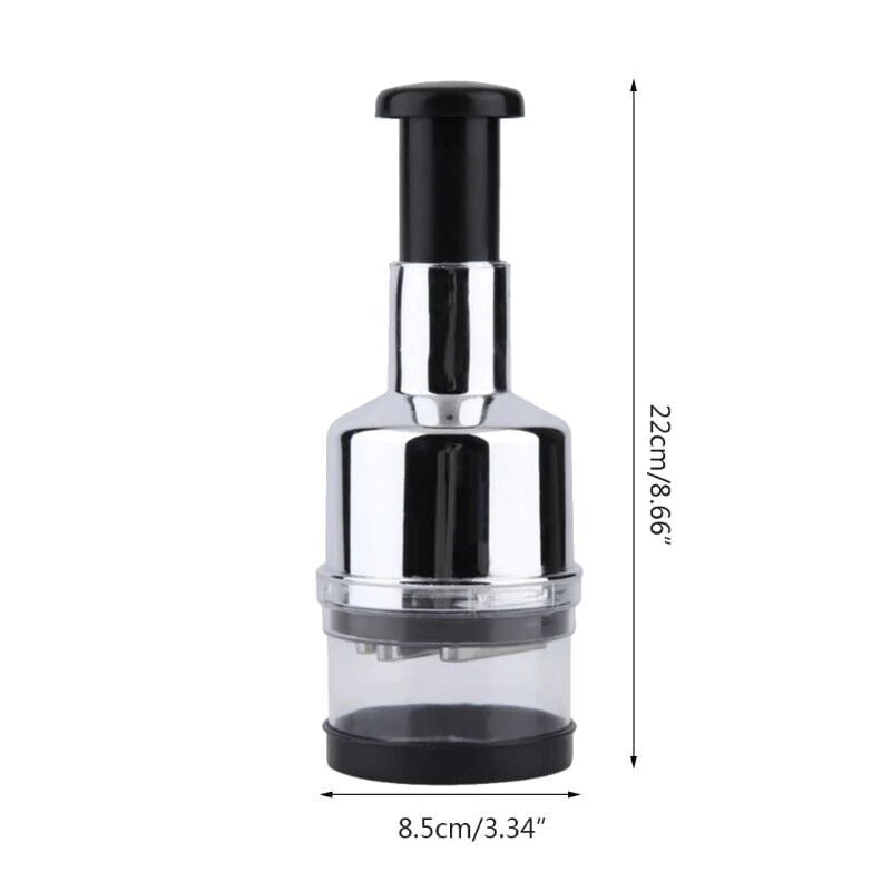 Professional Vegetable and Fruit Chopper with Onion and Garlic Dicing, Slicing, and Peeling Functions