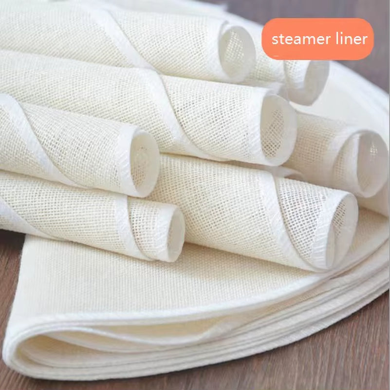 Professional Home Multichamber Steamed Bun Steamer with Food-Grade Thickened Material for Microwave Use