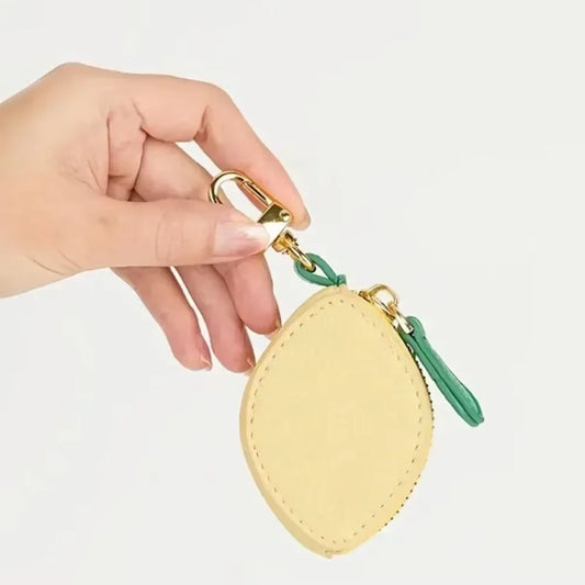 🍒 Mini Cherry & Strawberry Coin Purse – Cute Korean Style Keychain Bag 🍓