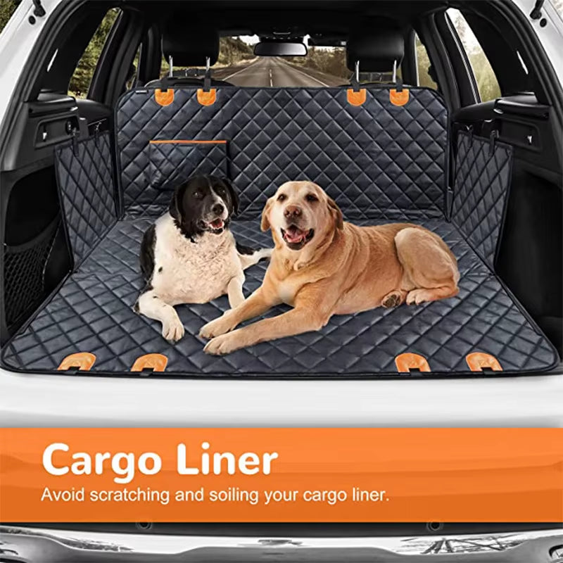 Ultimate Waterproof Dog Car Seat Cover - Safety Hammock for Small to Large Dogs - Travel Mat & Pet Carrier for Rear Seat Protection